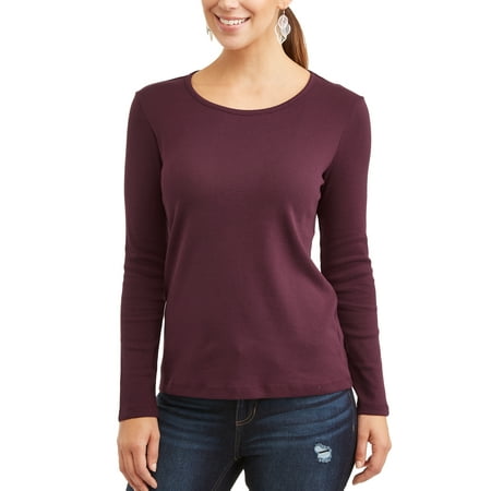 - Women's Long Sleeve Scoopneck T-Shirt