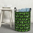 thumbnail image 6 of KLL Monster Neon Head Waterproof Foldable Laundry Hamper Bucket with Handles for Storage Bin,Kids Room,Home Organizer-Small, 6 of 6