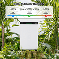 thumbnail image 3 of Rocyis 22 Pints (DOE) Dehumidifier for Home With a 1.45 gallon(5.5 L) water tank, Auto Drain or Manual Drainage ,  for 500 sq. ft. (MAX 70Pint at 95°F, 90%RH), 3 of 10