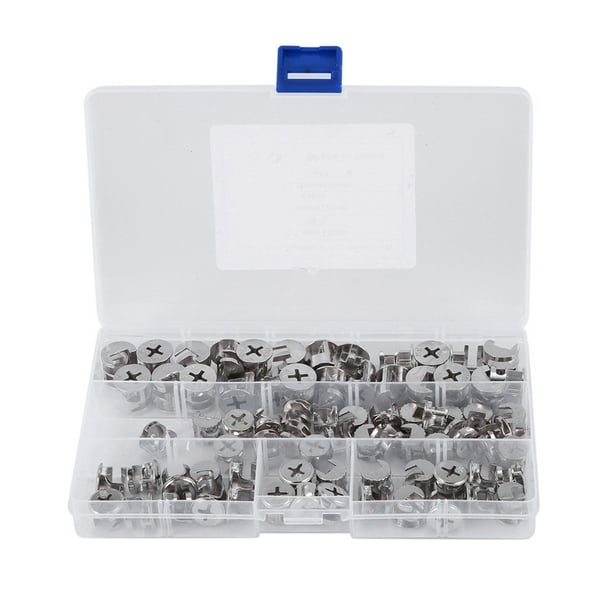 75 Pcs Furniture Connecting Cam Lock Fittings, Furniture Connecting