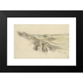 thumbnail image 2 of Carl Wagner 24x17 Black Modern Framed Museum Art Print Titled - Hilly Landscape with Landsberg Castle (1830-1836), 2 of 5