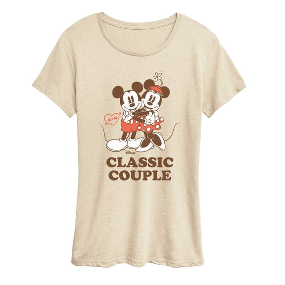 Disney - Classic Couple - Women's Short Sleeve Graphic T-Shirt