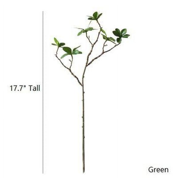 Artificial Faux Small Japanese Zen Leaf Stem 18" Tall