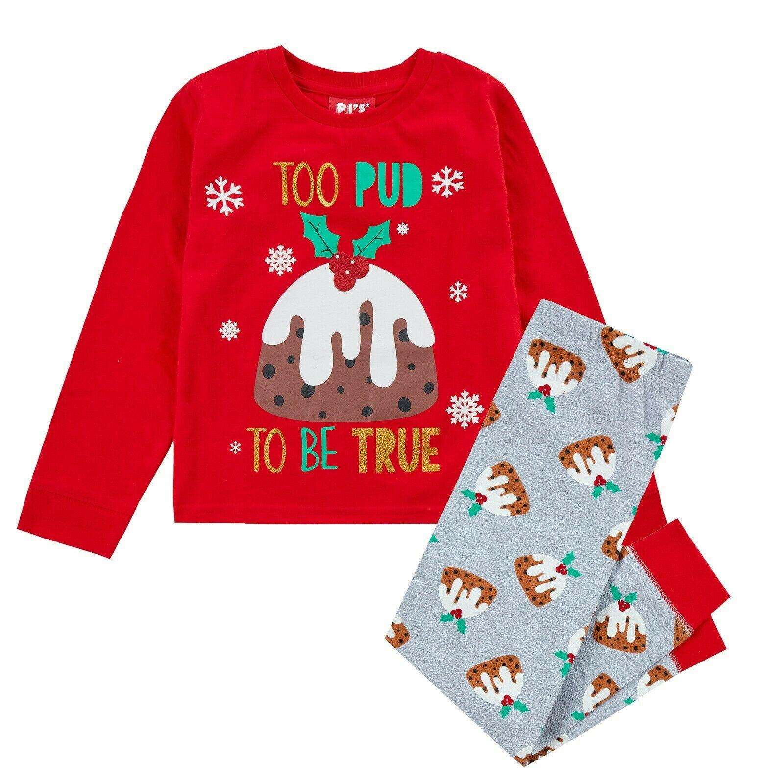 bossen Halve cirkel accumuleren Family Christmas Pudding Pyjama Set - Walmart.com