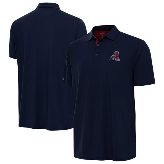 Men's Antigua Navy Arizona Diamondbacks Era Stars and Stripes Team Logo Polo