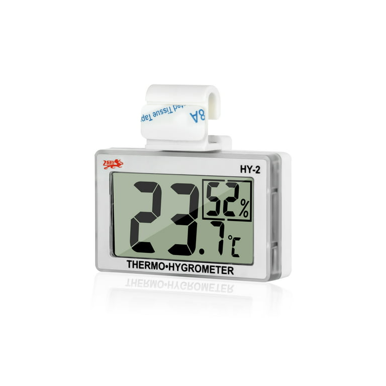Reptile Thermometer Mini Digital Humidity Temperature Meters Gauge  Temperature and Humidity Monitor for Reptiles Rearing Box