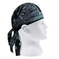 thumbnail image 5 of Adult Men Paisley Print Motorcycle Wrap Biker Hat Bandana Headscarf Skull Cap, 5 of 6