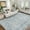 DT1024-BL, variant on DEORAB 5X7 Ultra-thin Area Rugs for Living Room, Machine Washable Bedroom Rugs Distressed Vintage Print Large Throw Rug Dining Room Aesthetic, Non Slip Carpet with Gripper