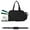 Black, variant on Tennis Bag with Shoe Compartment and Wet Pocket Large Capacity Pickleball Bag with Adjustable Shoulder Strap for Tennis and Pickleball