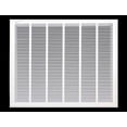thumbnail image 2 of 30" X 24" Return Air Filter Grille - Filter Included - Easy Plastic Tabs for Removable Face/Door - HVAC VENT DUCT COVER - White [Outer Dimensions: 32 5/8"w X 26 5/8"h], 2 of 4