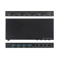 4 Ports KVM Switcher 4 IN 1 Out USB Switch Splitter For Sharing Monitor