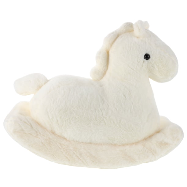Almohada de peluche de caballo suave, lindo cojín con forma de animal, juguete de caballo relleno para decoración del hogar y la oficina.