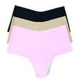 thumbnail image 1 of Tanga de tiro alto Hanky Panky Bliss negro topo talla grande, 1 of 4