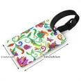 thumbnail image 2 of Gaeub One Size Printed Travel Luggage Identification Tags, Golf Bag Tags with Information Bar on The Back - 3.4 x 2.1 inch, 2 of 8