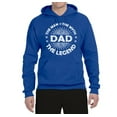 thumbnail image 2 of Wild Bobby,Dad Man Myth Legend Funny Dad Uncle Papa Granpa Dad Gift, Father's Day, Unisex Graphic Hoodie Sweatshirt, Royal, 3XL, 2 of 3
