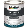 ColorPlace Exterior Semi-Gloss Medium Base Paint, 1 qt