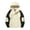 Khaki, variant on Rain Jacket Men Color Blocked Long Sleeved Detachable Hooded Zipper Cardigan Outdoor Waterproof Workwear Jacket, Size M-5XL