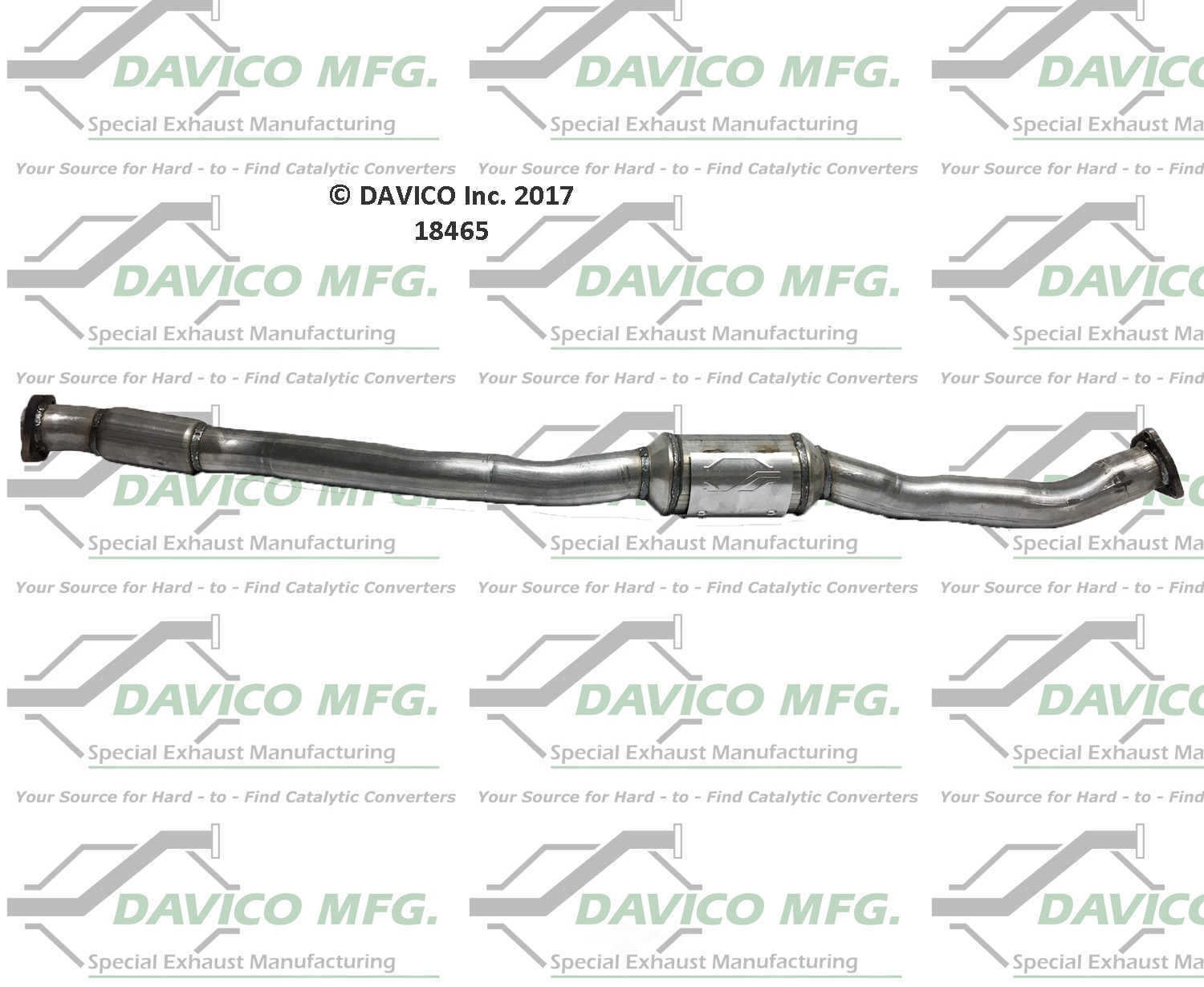 Davico Mfg 18465 Direct-Fit Catalytic Converter