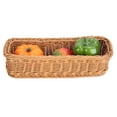 thumbnail image 4 of Tableware Storage Basket, Sturdy Beautiful Appearance Tableware Holder, Washable High Temperature Resistant For Storing Forks, Spoons Restaurant, Hotel And Home Coffee Color L Size, 4 of 8