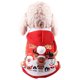 thumbnail image 1 of Sudadera con capucha para perros y gatos, abrigo cálido de Navidad para mascotas, ropa con botones, mono para exteriores, perros pequeños (XL) Rojo Verde RV1016-0124017FYD, 1 of 5