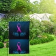 thumbnail image 2 of Wukai Two Human Hands are Holds Ribbon Awareness Print Garden Flag 12.5x18 Inch Double Sided Sun-resistant Rain-resistant, Wrinkle-resistant Colorfast(Only Flag), 2 of 7