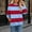 A89 Blue, variant on Trikvn Women's Wide Striped Pullover Sweatshirts Crewneck Long Sleeve Tops Fall Casual Basic Shirts with Pockets Loose Fit Comfy Y2K Loungewear Activewear Blouses
