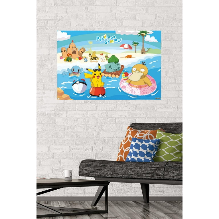 Pokemon - Summer Wall Poster, 22.375