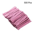 thumbnail image 3 of Uxcell Bag Twist Ties Reusable Plastic Twist Ties Wire Cable Ties for Party Bread Candy Pink, 3 of 6