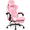 Pink, variant on CELTOSS Red Office Gaming Chair with Footrest & Lumbar Support, Ergonomic Adjustable Computer Chair with Swivel Seat & Headrest
