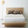 thumbnail image 6 of Yayeee Pillowcase Standard Size Set of 2 Satin Wrinkle Resistant Pillow Case, Metallic Flower, 6 of 8
