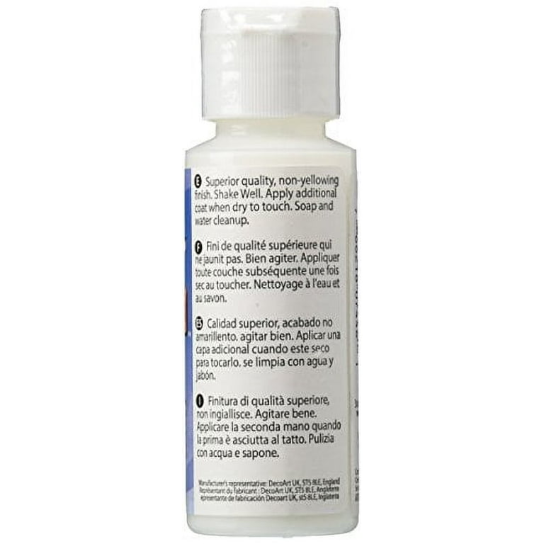 DecoArt Americana DuraClear Varnish, 2 oz., Ultra-Matte - Walmart.com