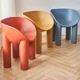 thumbnail image 2 of Sillas nórdicas Taburete Silla con patas de elefante Muebles de diseño Silla de comedor de plástico con patas altas individuales Muebles de comedor, 2 of 5