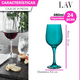 thumbnail image 2 of Set 6 Copas vidrio Cristal para Vino Tinto Lav Fame 480ML Color Esmeralda, 2 of 3
