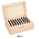thumbnail image 2 of Juego De Punzones De Letras Y Números De Acero De 4mm, 36 Uds., Sello Del Alfabeto, Caja De Madera, 2 of 7