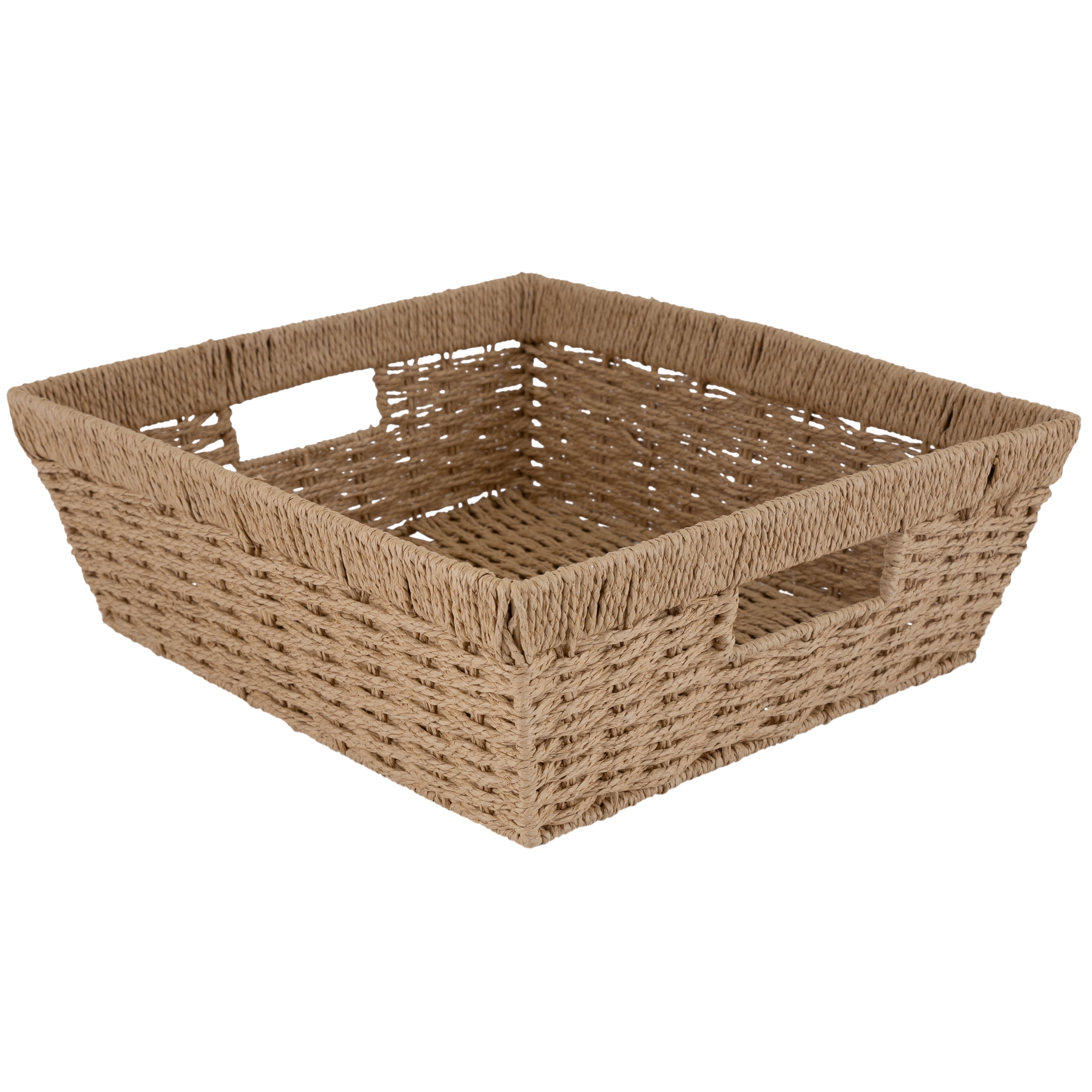 Simplify Dutch Weave Large Shelf Storage Basket