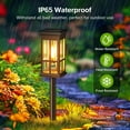 thumbnail image 3 of Solar Pathway Lights Outdoor, 6 Pack Modern Solar Garden Lights Outdoor Waterproof, Bright Solar Outdoor Landscape Path Lights, Auto On/Off Outdoor Solar Lights for Yard Driveway Lawn Walkway, 3 of 9