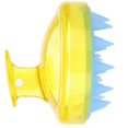 thumbnail image 1 of Silicone Shampoo Scalp Shower Bathing Washing Hair Massage Massager Brush Comb Yellow, 1 of 5