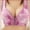 Purple, variant on Womens Bra Woman's Printing Thin Front Buckle Adjustment Chest Shape Bra Underwear No Rims clothes under $10.00
