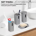 thumbnail image 5 of Kit de 6 Piezas para Baño | Juego de Accesorios para Baño Moderno | Conjunto de Accesorios de Plastico Para Baño | Set de 6 pzas para Baño, 5 of 5