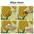 thumbnail image 4 of JEUXUS  Pineapple Round Fitted Table cover, Waterproof Round Table Cloth with Elastic Edged Washable Table Cover for Indoor Outdoor, Medium, 4 of 7