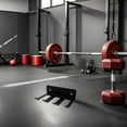 thumbnail image 4 of UPOUART Black Wall Mounted Barbell Rack for Gym Vertical Storage with Three Squat Rack Hooks and Accessory Holders, 4 of 8