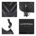 thumbnail image 4 of Bolsa Crossbody Acolchada Tassel Decorativo color Negro Lucentzza 5BLZO22639, 4 of 6