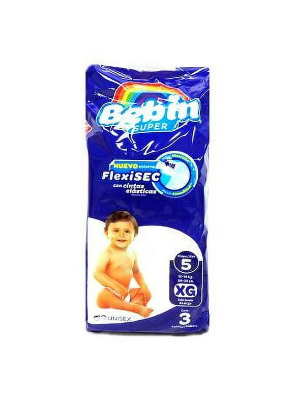 Bebin Super Diaper Travel 3Pk X-Large - 1 count only