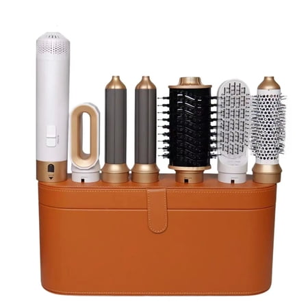 Essentialbodyshop Adult Professional Ionic Hair Dryer, 5-in-1 Multi Styler, Brown