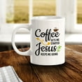 thumbnail image 2 of Coffee Gets Me Started Jesus Keeps Me Going 11oz Ceramic Coffee Mug | Funny Coffee Cups, 2 of 6