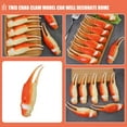 3 Pcs Imitation Crab Legs Crackers Realistic Food Toy Orange - Walmart.com