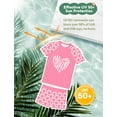thumbnail image 2 of weVSwe Girls Rash Guard Swimsuit Rare Hem Cuffs Bathing Suit UPF 50+ Protection, 2 of 7
