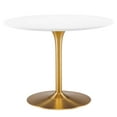 thumbnail image 2 of Modway Pursuit 40" Engineered Wood Top Dining Table in White Gold, 2 of 7