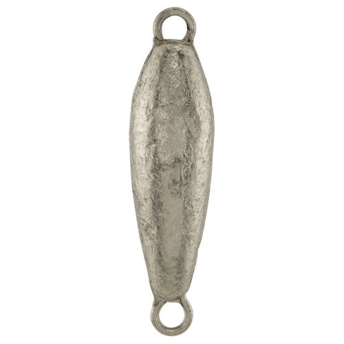 Bullet Weights Chrome Torpedo Sinker, 2 oz, 2 sinkers