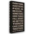thumbnail image 1 of N Harbick 19x40 Gallery Wrapped Canvas Wall Art Titled - Everything Happens, 1 of 4